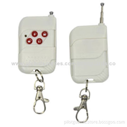Portable Remote Controllers with Arm, Disarm, Home and Emergency operation, CE and RoHS Marks